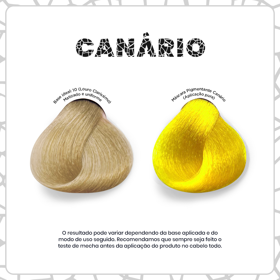 Máscara Pigmentante Canário Sachê 60g