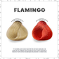 kit coloração 8.77 Louro Claro cobre extra + Flamingo 150ml