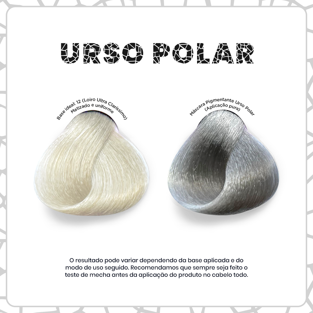 kit coloração 12.11 Louro Platinado + Urso polar 150ml